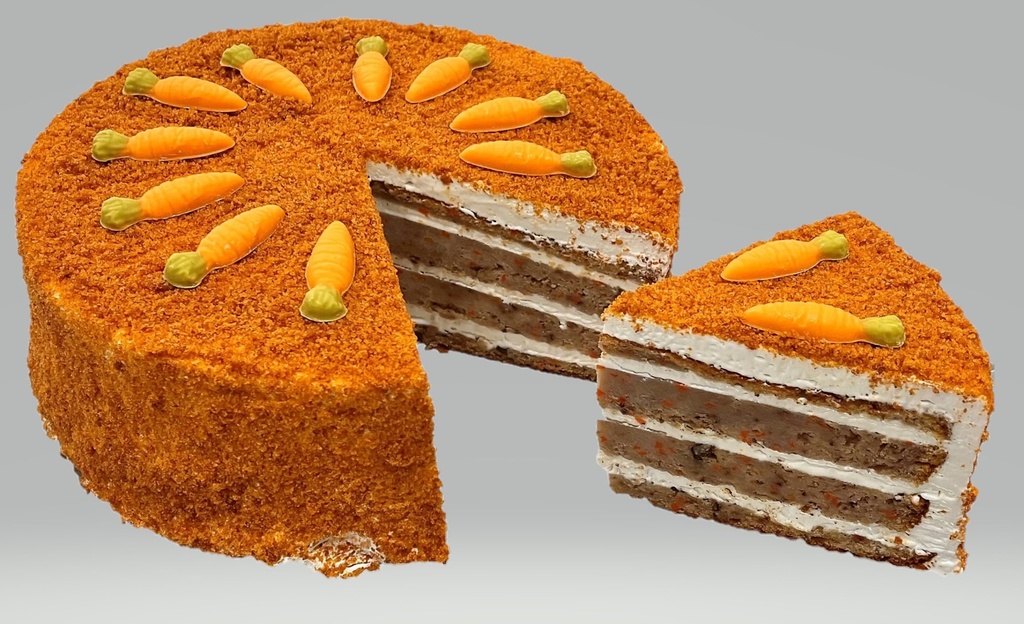 Tarta Carrot decorada
